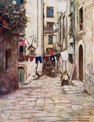 Una strada a Napoli